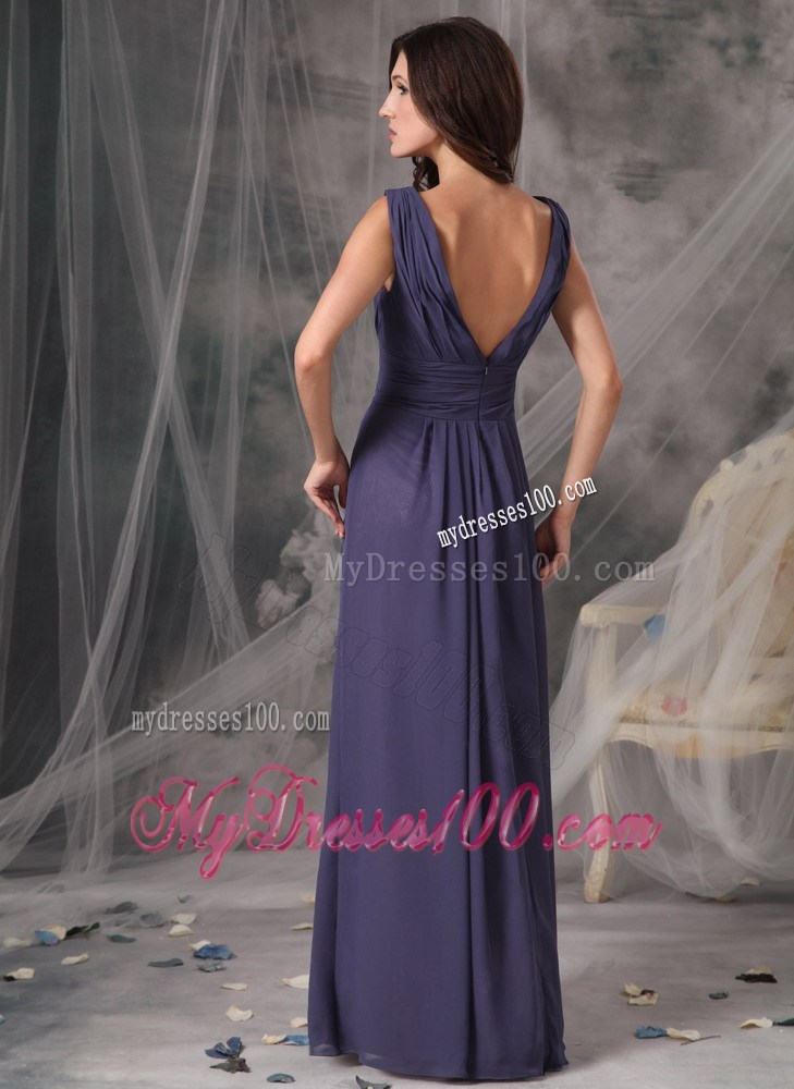 Beautiful 2013 Cheap Ruched Graduation Dresses Empire V-neck