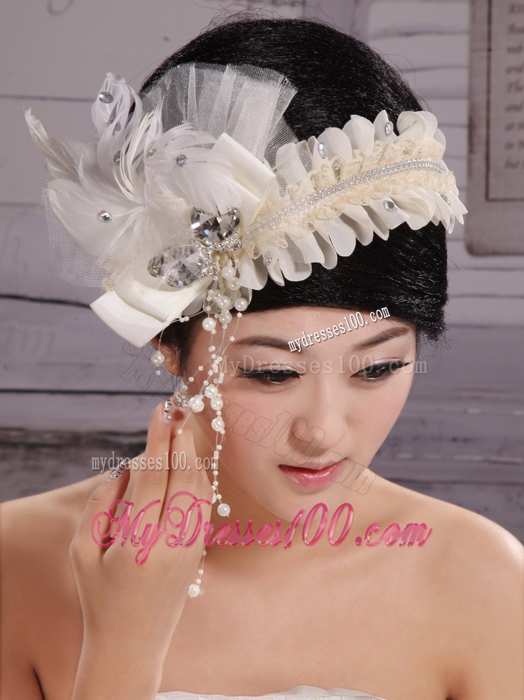 2013 Headpieces Bride Tire Feathers With High Quality Best Sale