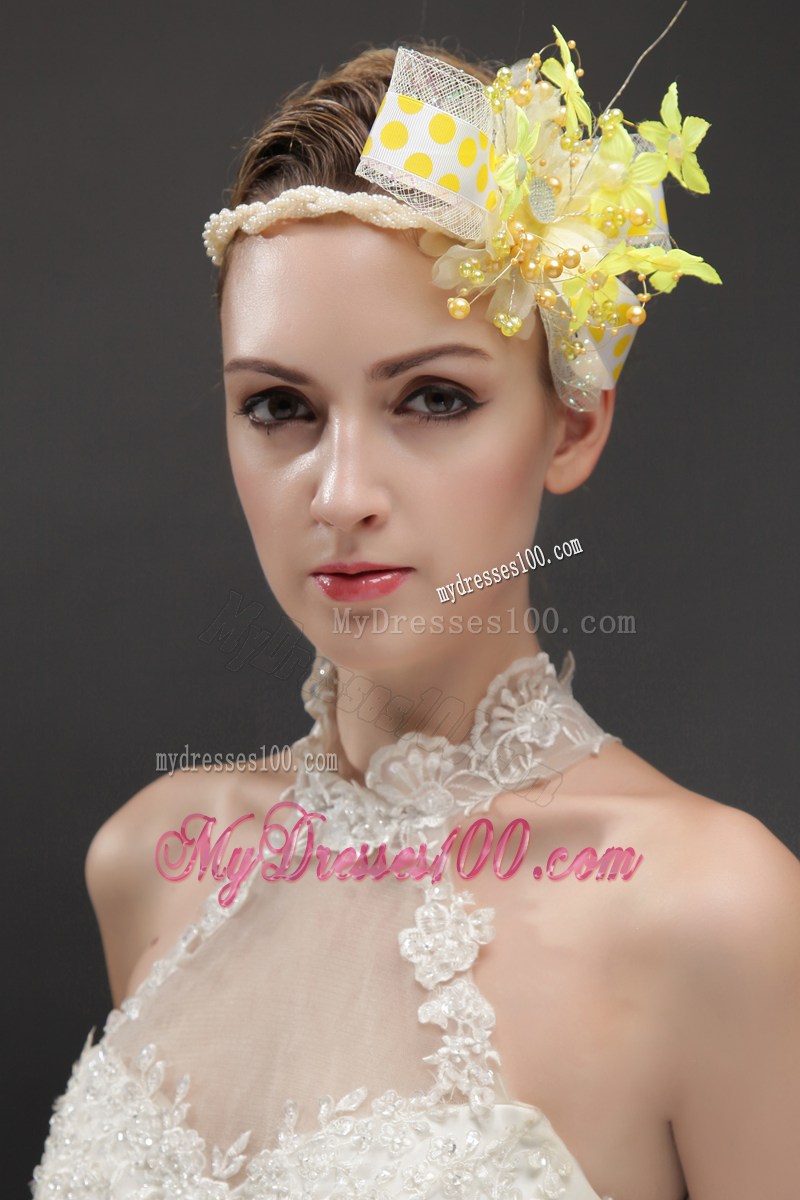 Amazing Imitation Pearls Adorned Women 's Fascinators