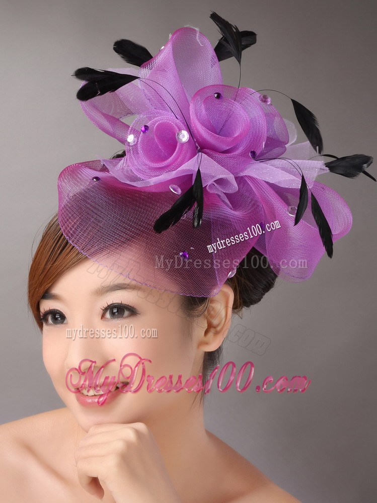 Bbaading Decorate Net and Feather For Wedding Party