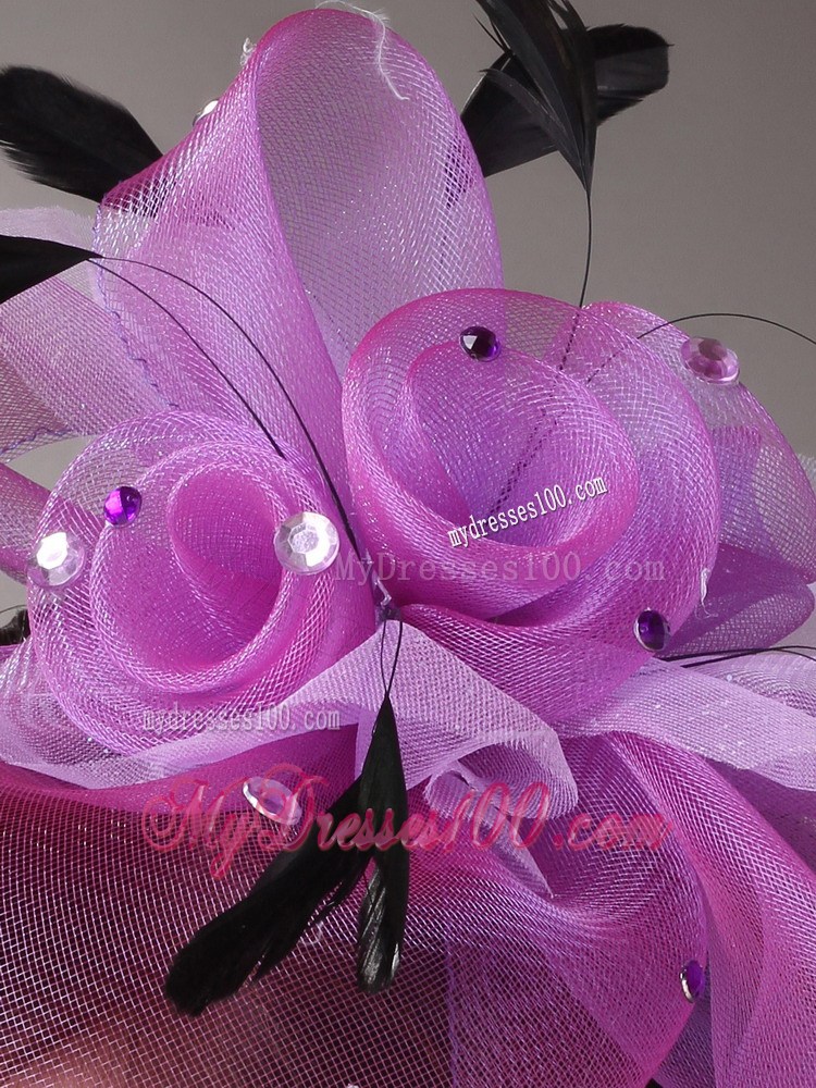 Bbaading Decorate Net and Feather For Wedding Party