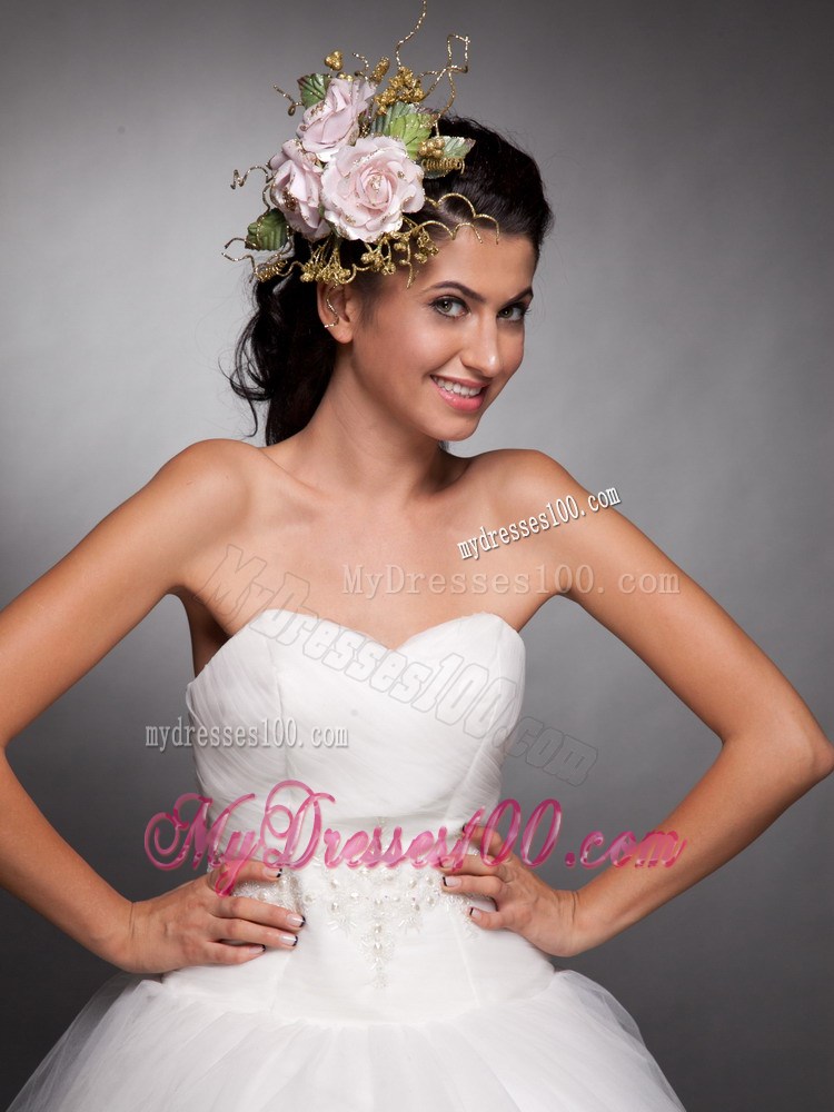 Beautiful Baby Pink Hand Made Flowers Headpieces