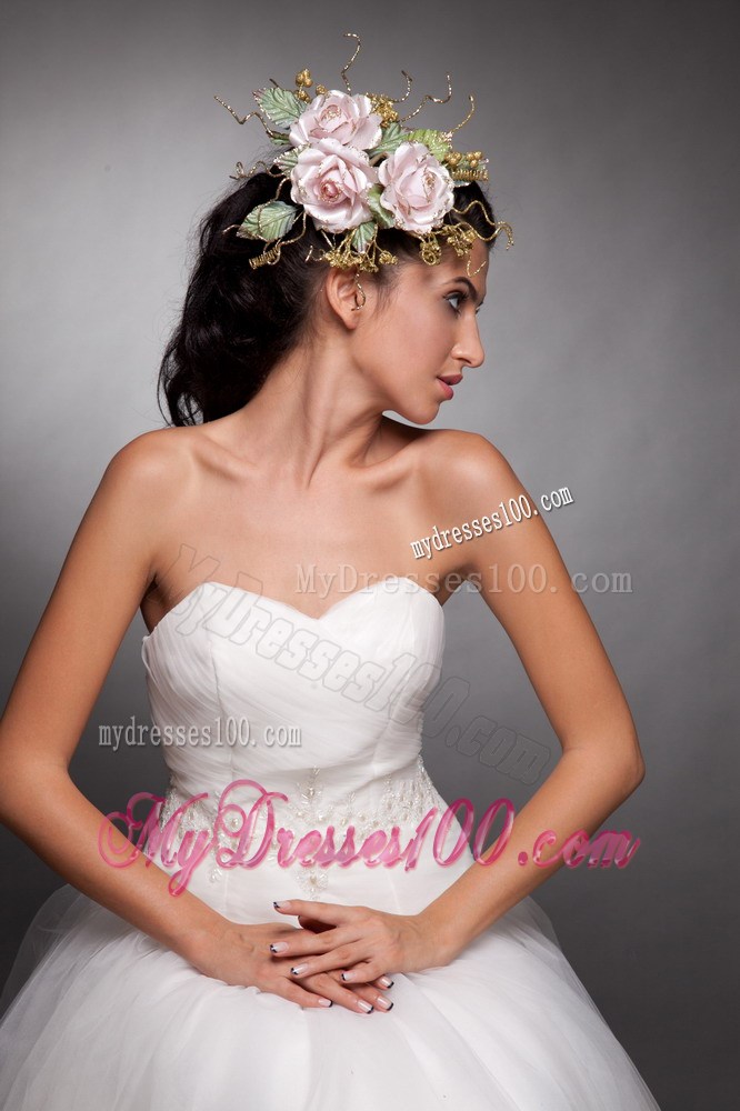 Beautiful Baby Pink Hand Made Flowers Headpieces