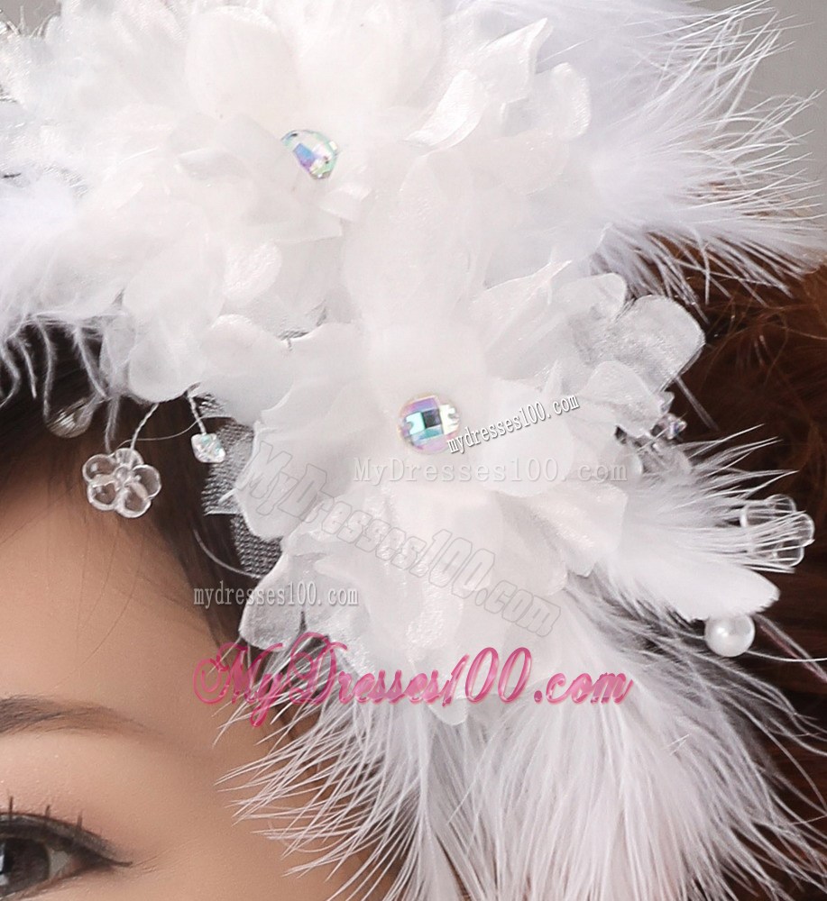 Beautiful Fascinator Wedding and Outdoor Organza Fascinators