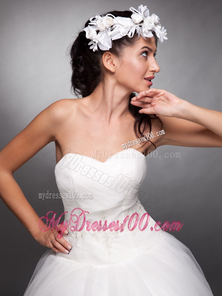 Beautiful Hand Made Flowers Taffeta Wreath