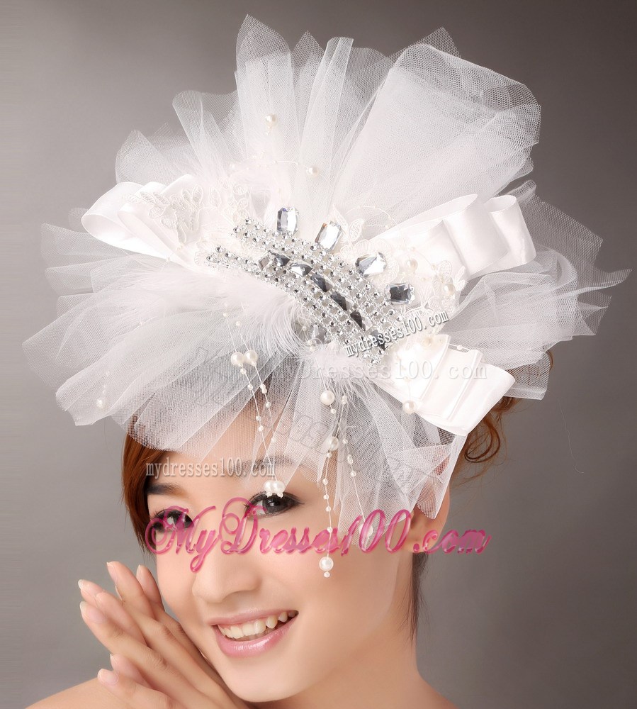 Beautiful Imitation Pearls Wedding and Outdoor Fascinators