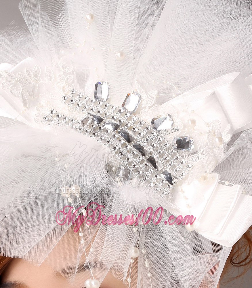 Beautiful Imitation Pearls Wedding and Outdoor Fascinators