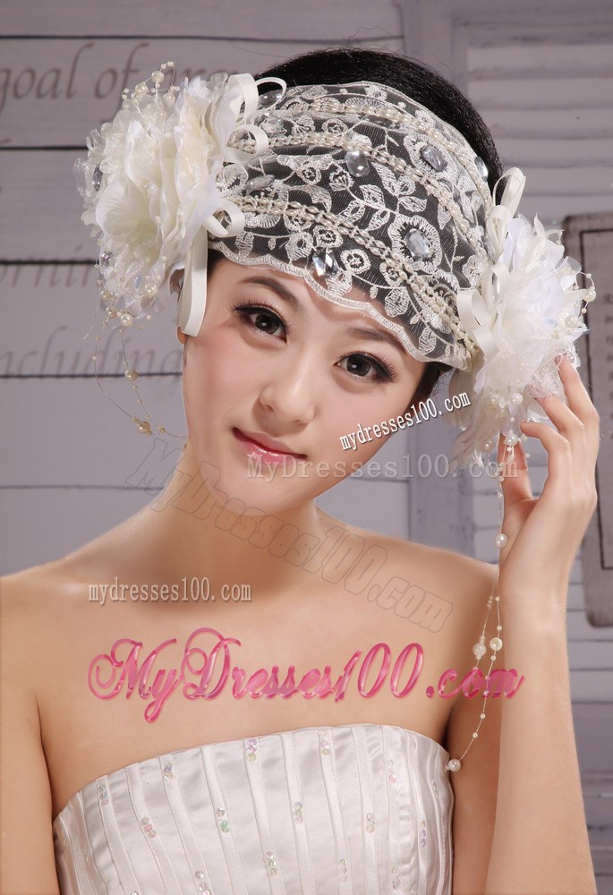 Beautiful Lace Hat Hair Ornament Headpieces Inexpensive Bridal For Party