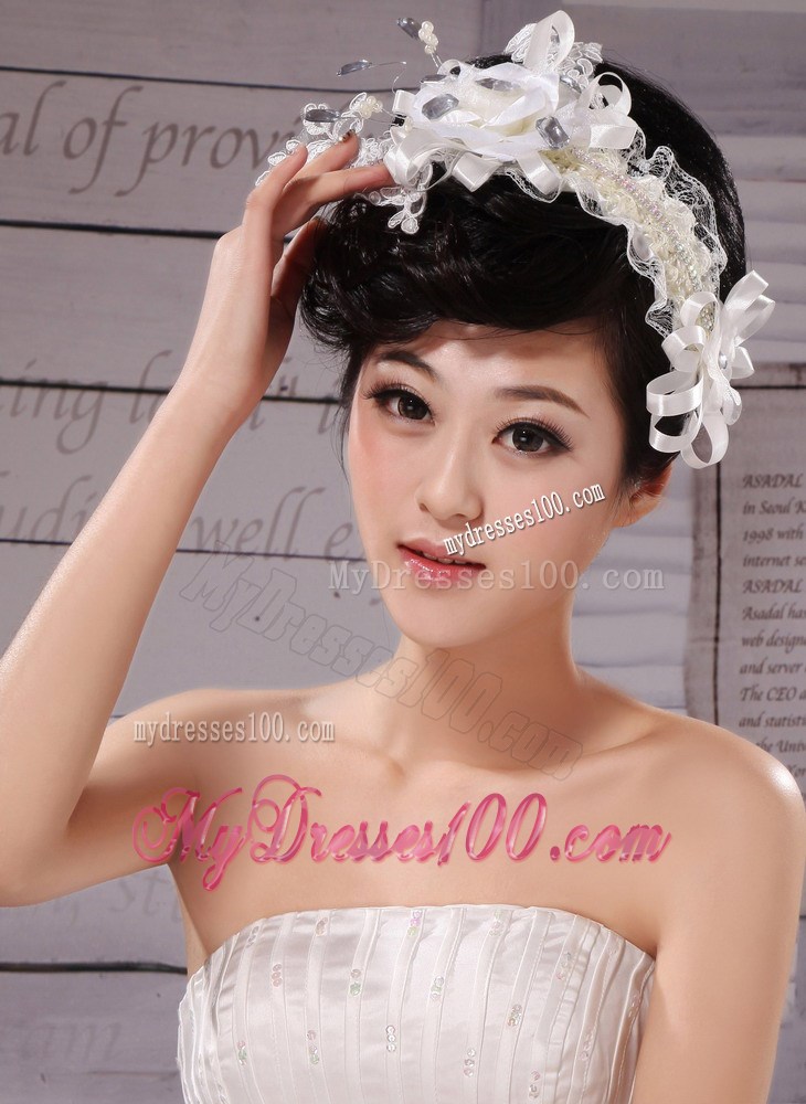 Beautiful Tulle Silk Ribbon Special Occasion Fascinators