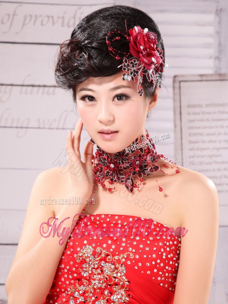 Bridal Headpieces With Beading Embellishment