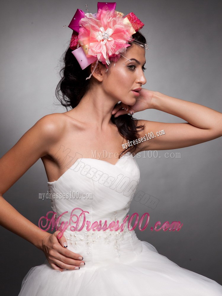 Colorful Beaded Hand Made Flowers Headpieces