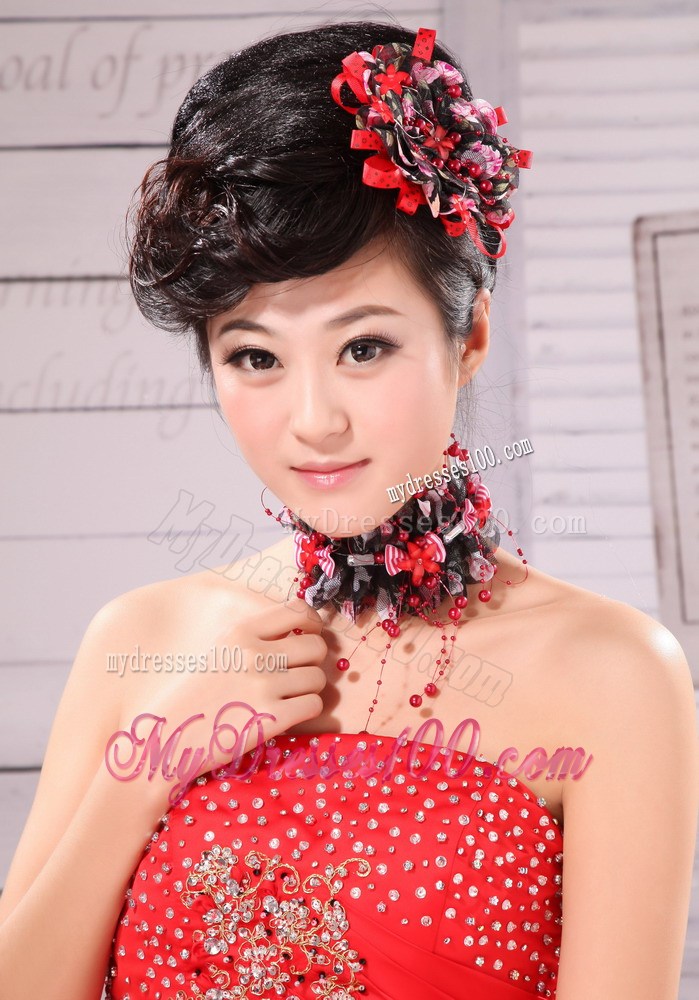 Colorful Fabric and Little Flowers For Headpieces