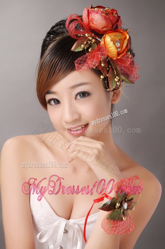 Colorful Vintage Style Wedding Headpieces