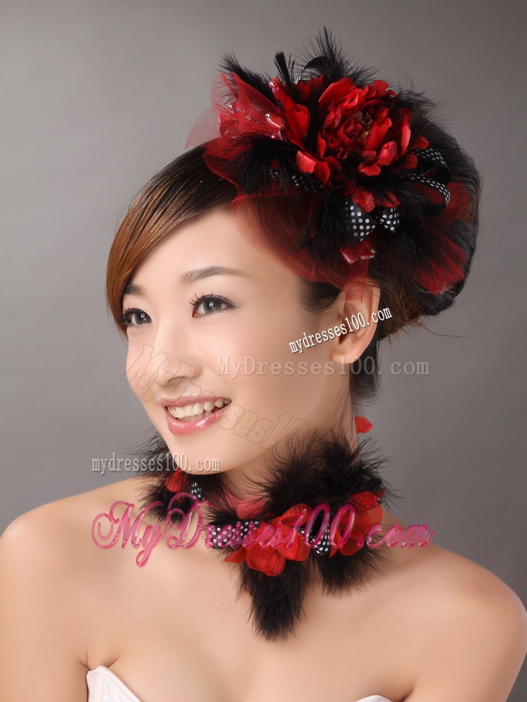 Custom Made Multi-color Imitation Feather With Tulle In 2013 New York