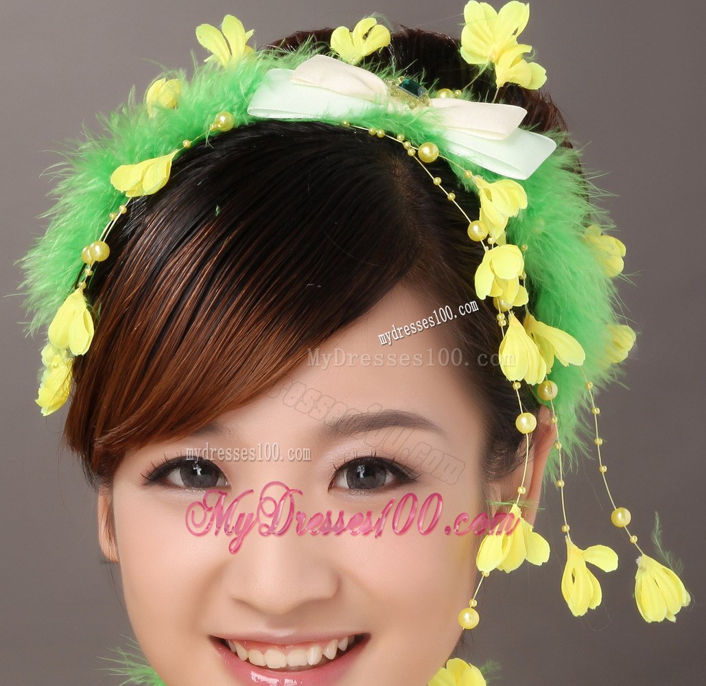 Elegant Feather Imitation Pearls Special Occasion Fascinators