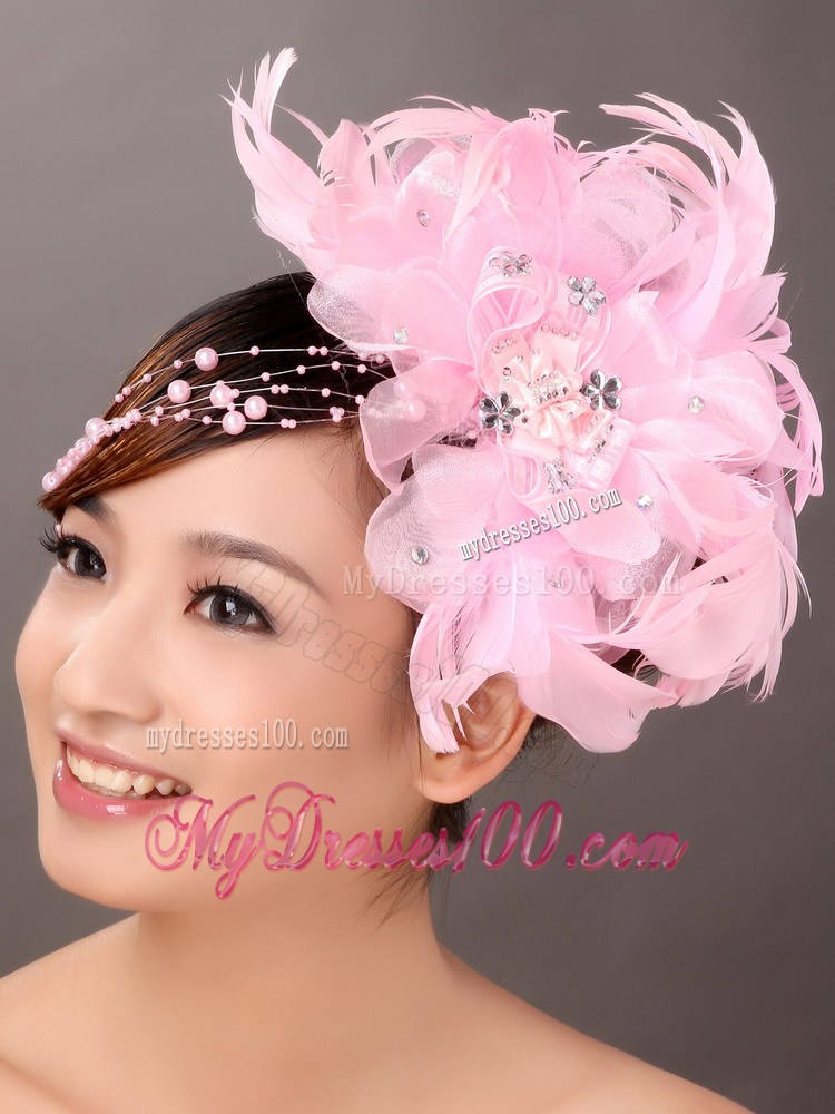 Perfect Beaded Feather Wedding Fascinators