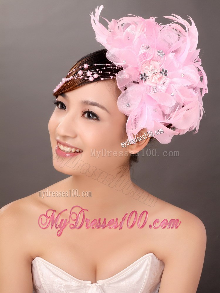 Perfect Beaded Feather Wedding Fascinators