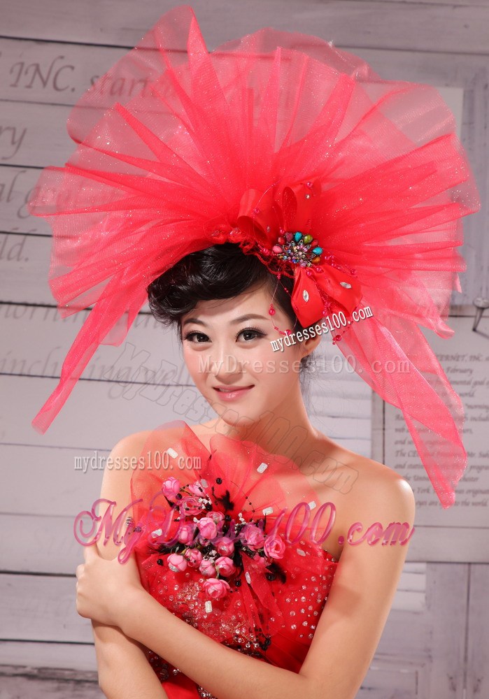 Perfect Beading Net Yarn Bridal Fascinators