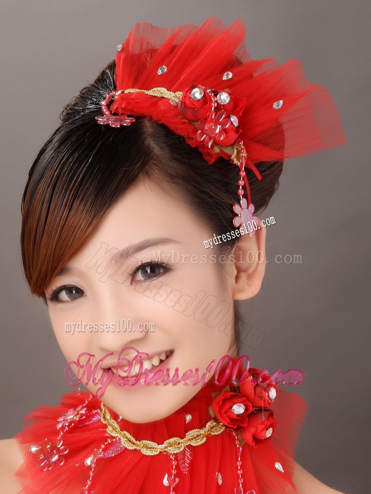 Perfect Organza Rhinestone Wedding Fascinators