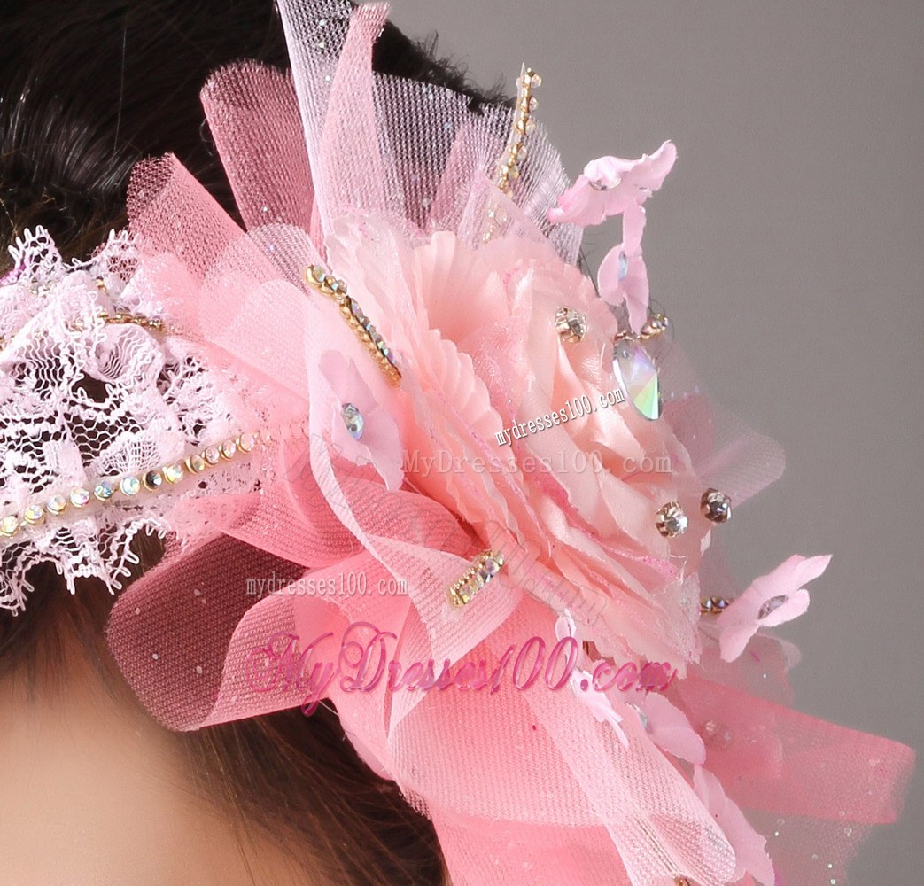 Pretty Tulle and Taffeta Beading Hair Combs