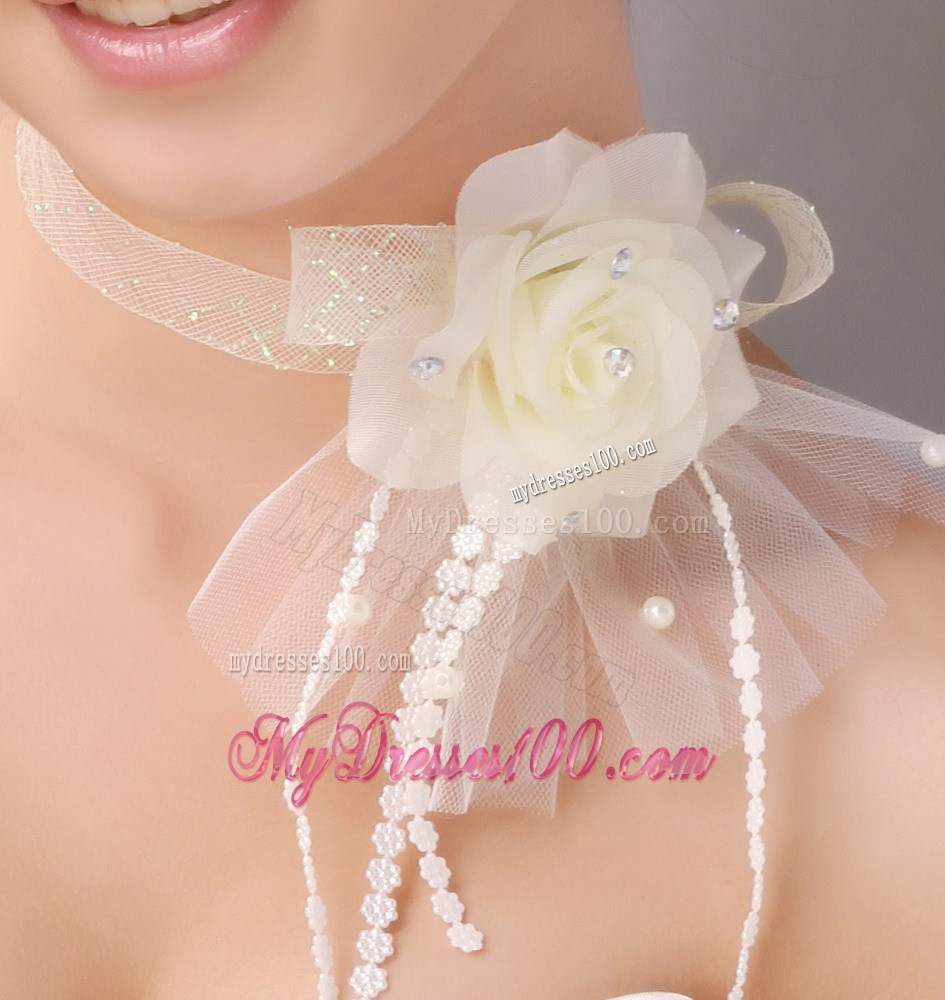 Tulle Hair Combs Imitation Pearls Wedding and Special Occasion