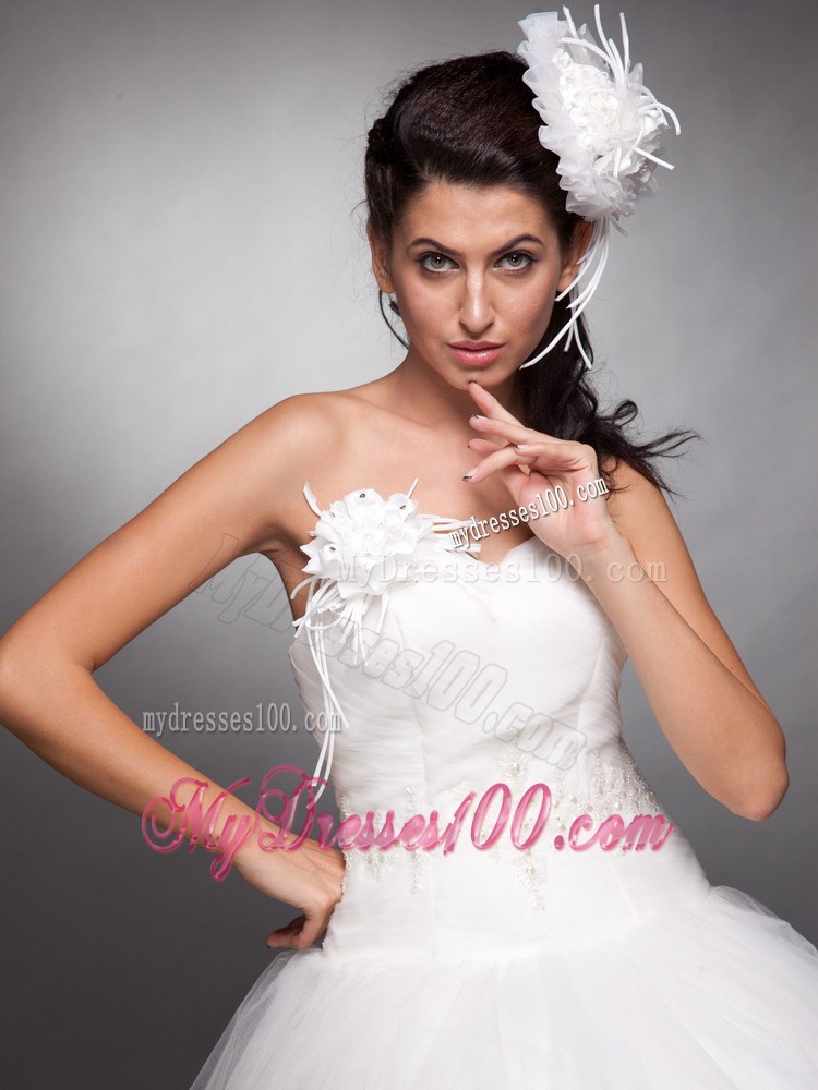 White Beaded Hand Made Flowers Headpieces And Corsage