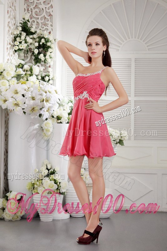 2013 Red Column V-neck Long Sleeves Ruched Homecoming Dresses