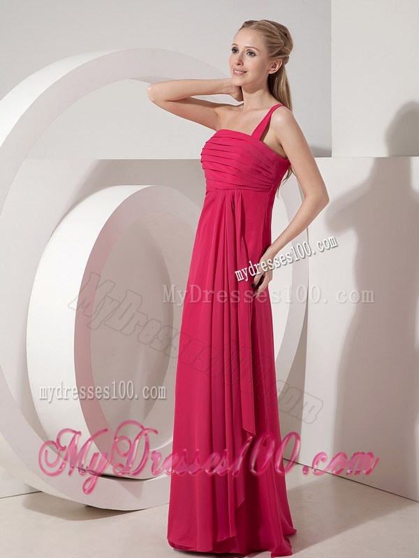 Beautiful Coral Red Junior Homecoming Dresses with One Shoulder