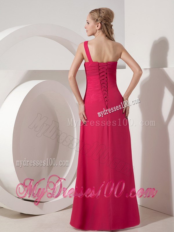Beautiful Coral Red Junior Homecoming Dresses with One Shoulder