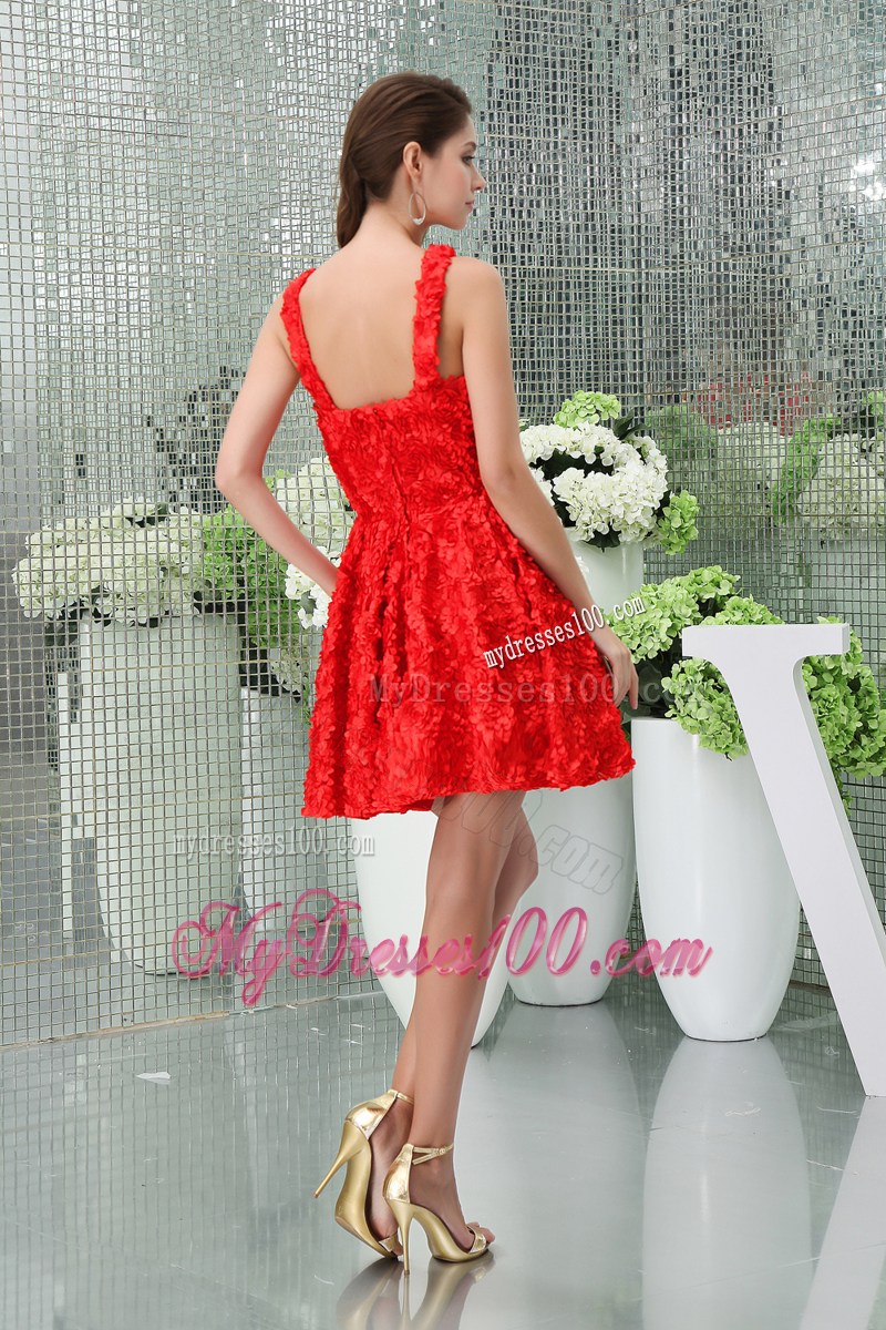 V-neck Red Princess Stylish Short Homecoming Dresses for Party