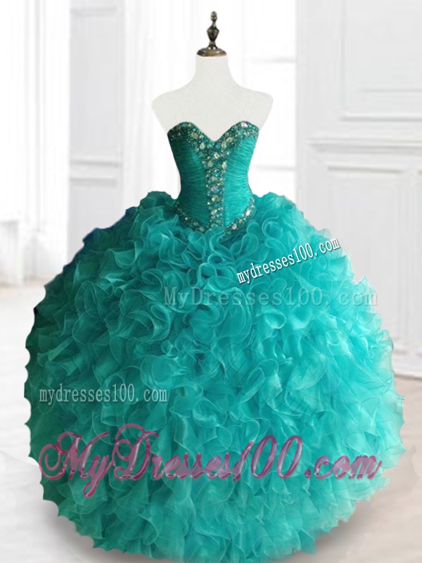 2016 Gorgeous Ball Gown Sweetheart Quinceanera Dresses with Beading