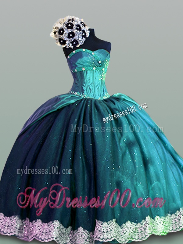 2016 Perfect Sweetheart Quinceanera Dresses with Lace