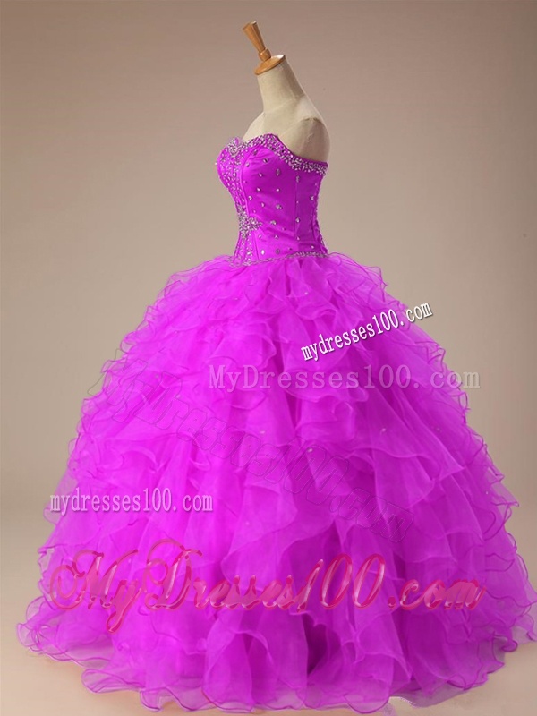 2016 Summer Sweetheart Quinceanera Dresses with Beading