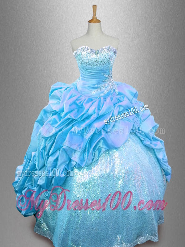 Classical Sequins and Pick Ups Sweet 16 Gowns for 2016