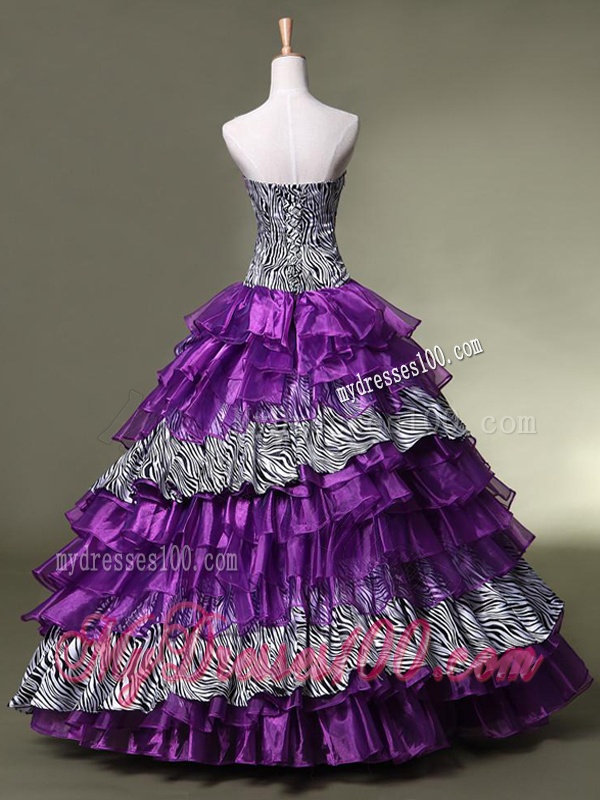 New Arrival Sweetheart Quinceanera Dresses with Ruffled Layers