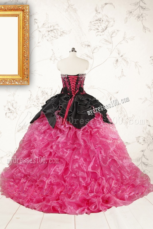 Trendy Multi Color Ball Gown Ruffled Quinceanera Dresses