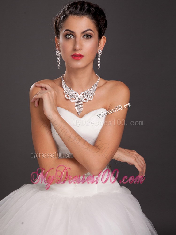 Fabulous Crystal Necklace and Earrings Jewelry Set