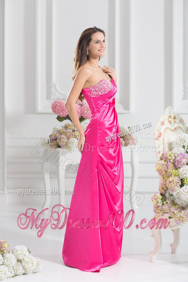 Sweetheart Empire Evening Dress with Beading and Ruching