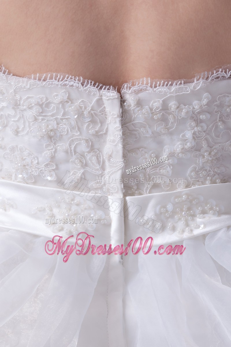 Halter Mermaid Court Train Beaded and Appliqued Wedding Dresses