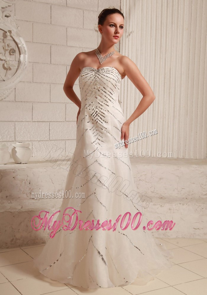 High Quality Champagne Sweetheart Dress for Bride with Beading