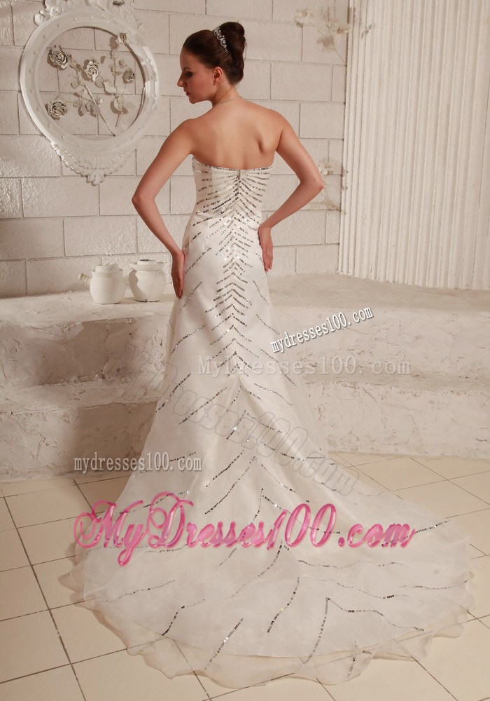 High Quality Champagne Sweetheart Dress for Bride with Beading