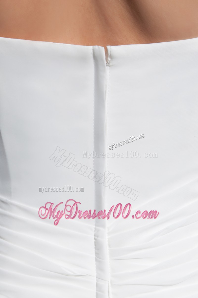 Pleating Ruffles and Tiers Bridal Gowns with Diamonds and Court Train