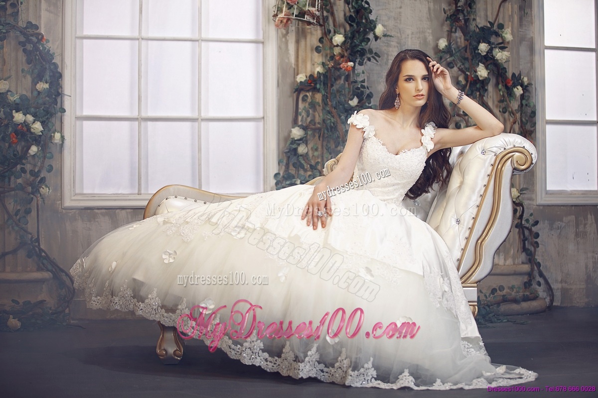 2016 The Super Hot Off The Shoulder Lace Wedding Dress with Floor Length