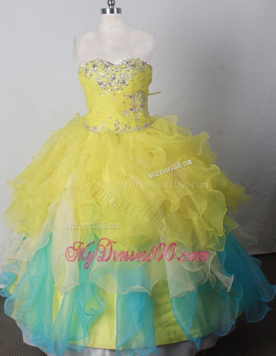 Brand New Beading Ball Gown Little Girl Pageant Dress Sweetheart Floor-length