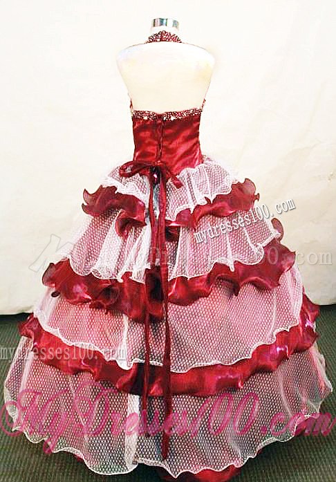 Custom Made Exclusive Halter Top Little Girl Pageant Dresses Hottest 2013