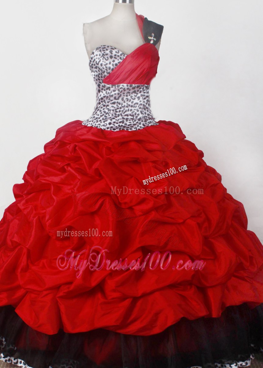 Elegant Ball Gown One Shoulder Floor-length Little Girl Pageant Dress