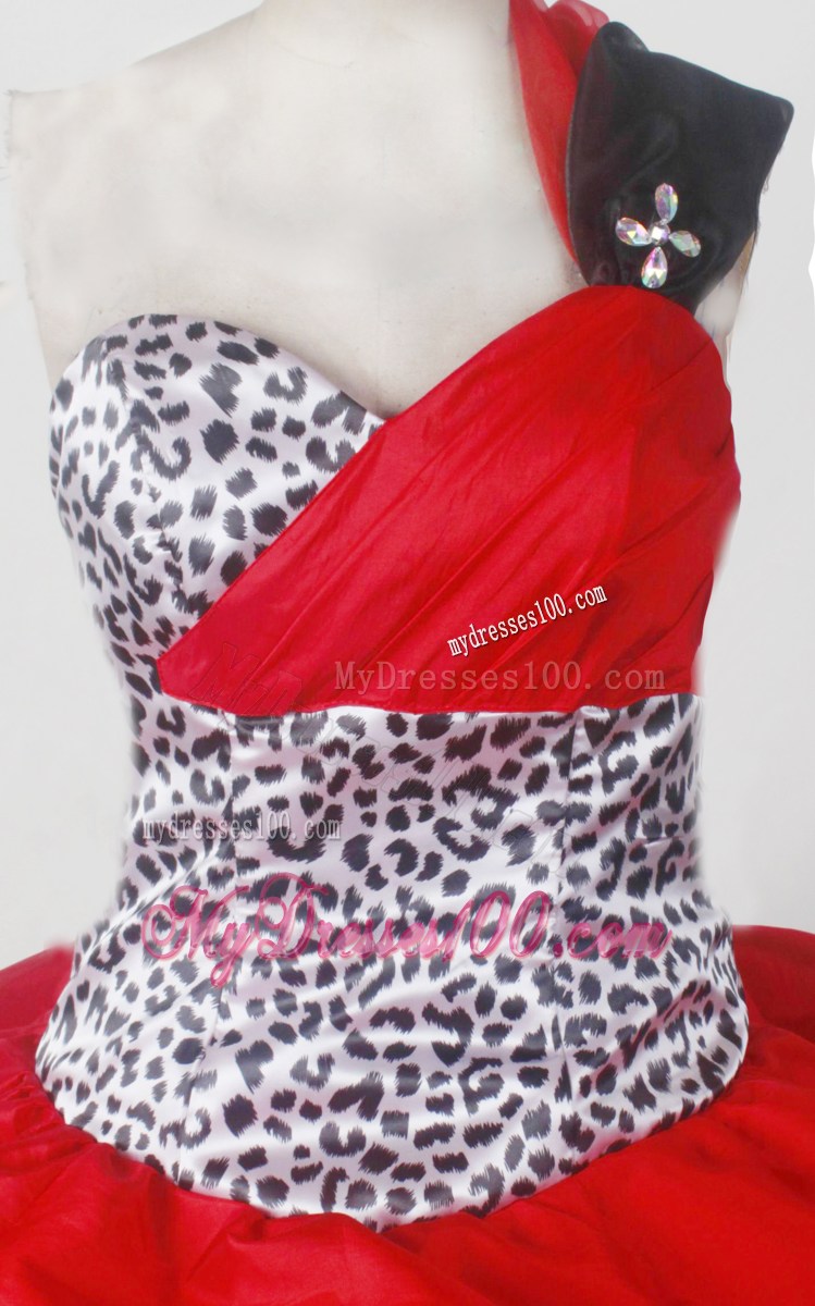 Elegant Ball Gown One Shoulder Floor-length Little Girl Pageant Dress
