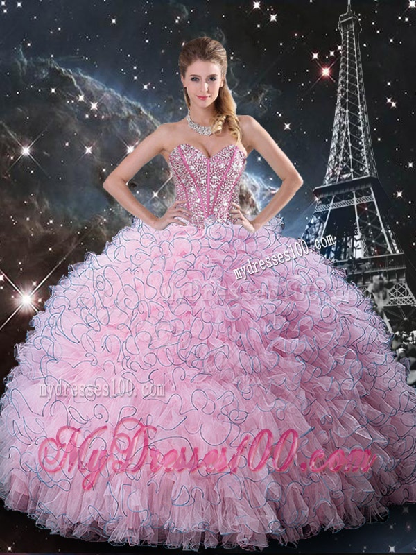 2016 Beautiful Matching Sister Dresses with Beading and Ruffles