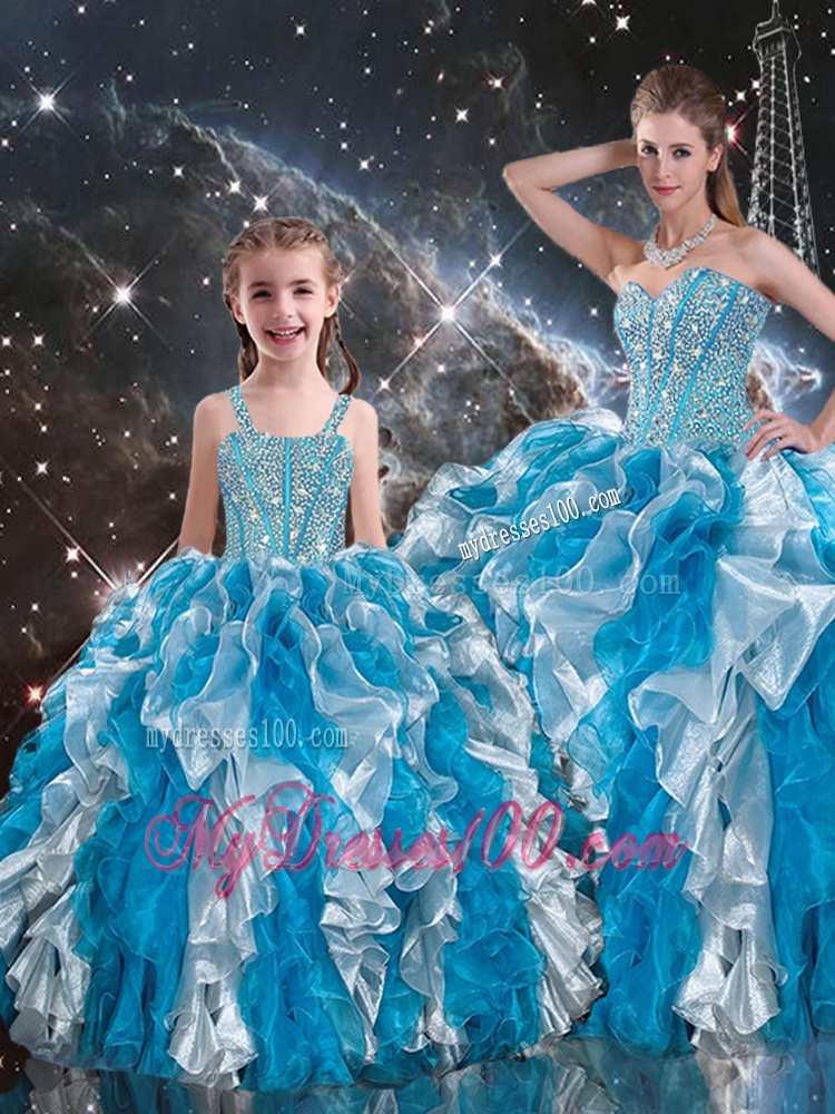 2016 Luxurious Ball Gown Sweetheart Multi Color Matching Sister Dresses