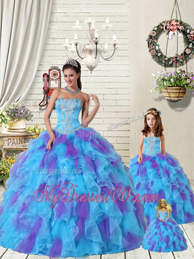 Appliques Princesita Dresses with Beading and Ruffels